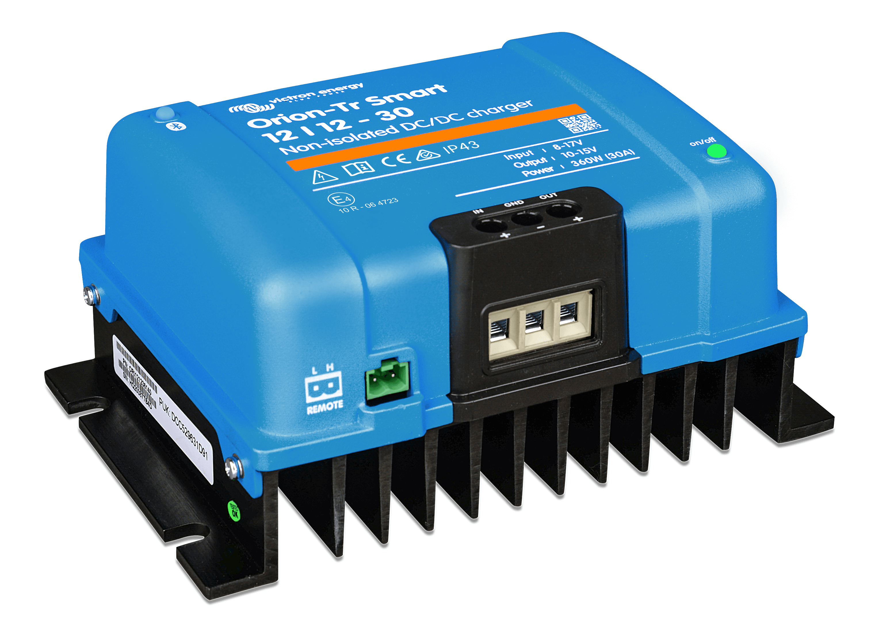 Orion-Tr Smart 12/12-30A (360W) Non-isolated DC-DC charger (right) thumbnail