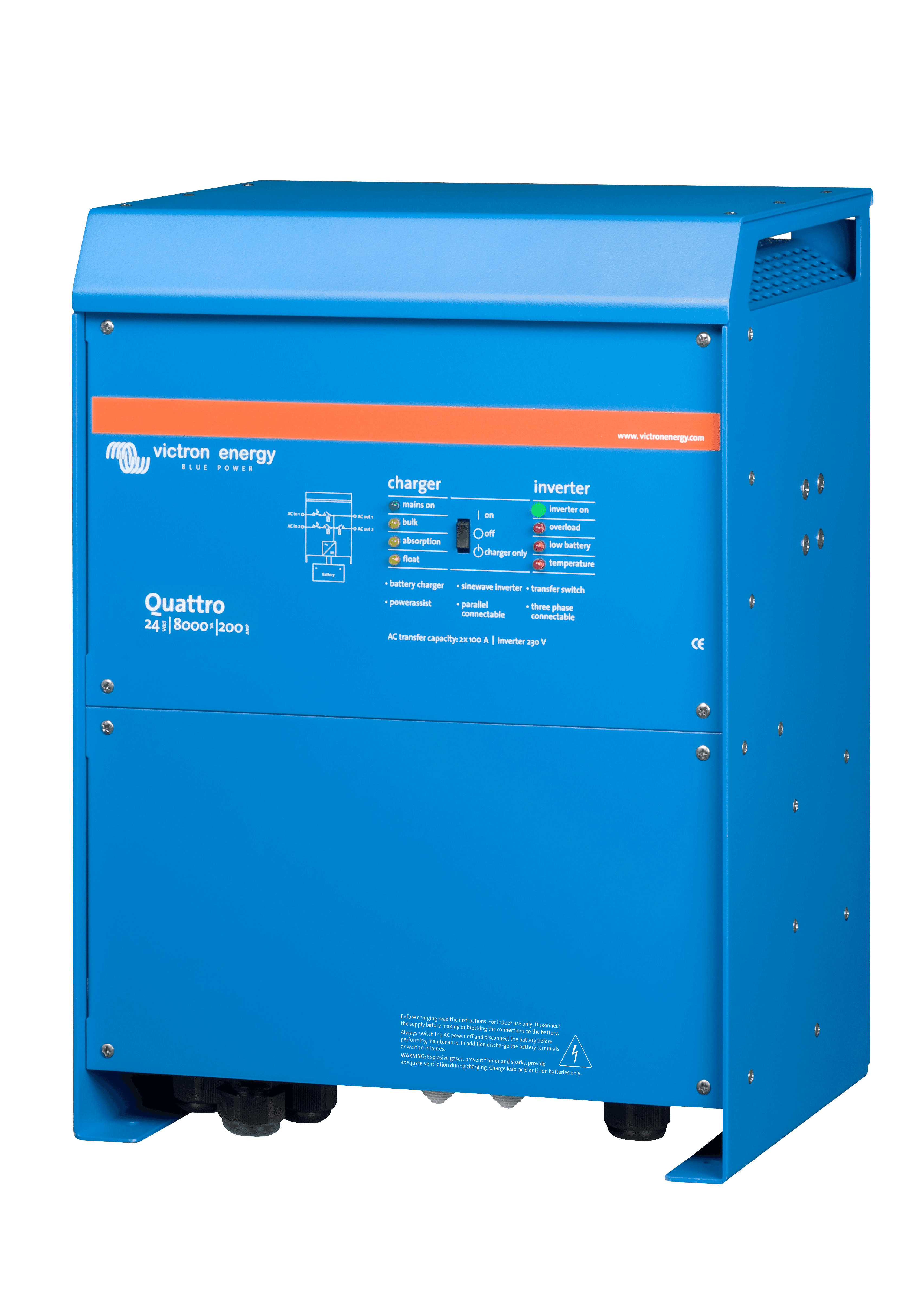 Quattro 24V 8000VA 200A 230V (left) thumbnail